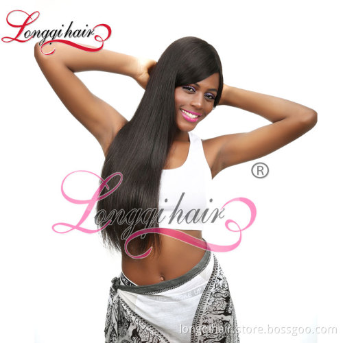 Factory Top Quality Silky Straight Brazilian Virgin Human Hair Weaving